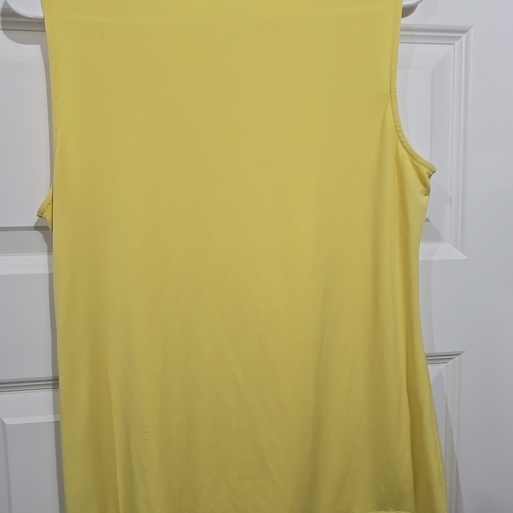 Calvin Klein Yellow Sleeveless Top - Picture 4 of 8